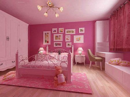 臥室粉紅色房間 正照